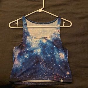 Into the AM galaxy crop top